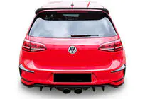 Volkswagen Golf 7/E-Golf 2012-2020 Rear Diffuser DPT V-7 (2012-2017, Gloss Black) photo 2