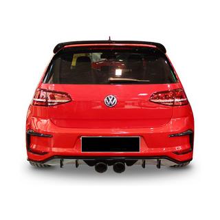 Rear Diffuser DPT V-7 (2012-2017, Gloss Black) Volkswagen Golf 7/E-Golf 2012-2020 photo 1