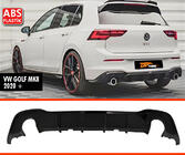 Volkswagen Golf 8 2019- Rear Diffuser DPT V-1 (Gloss Black) photo 1