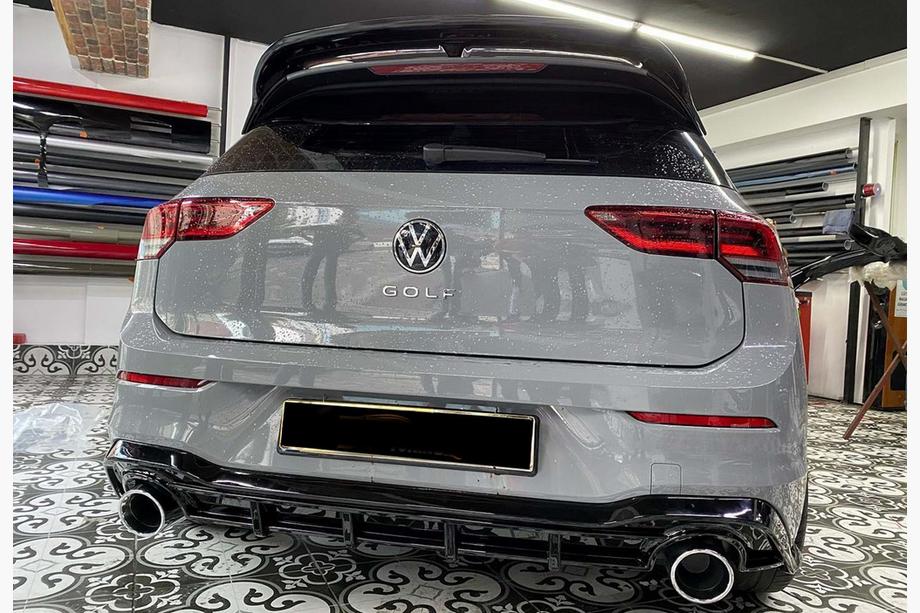 Volkswagen Golf 8 2019- Rear Diffuser DPT V-2 (Gloss Black) Image