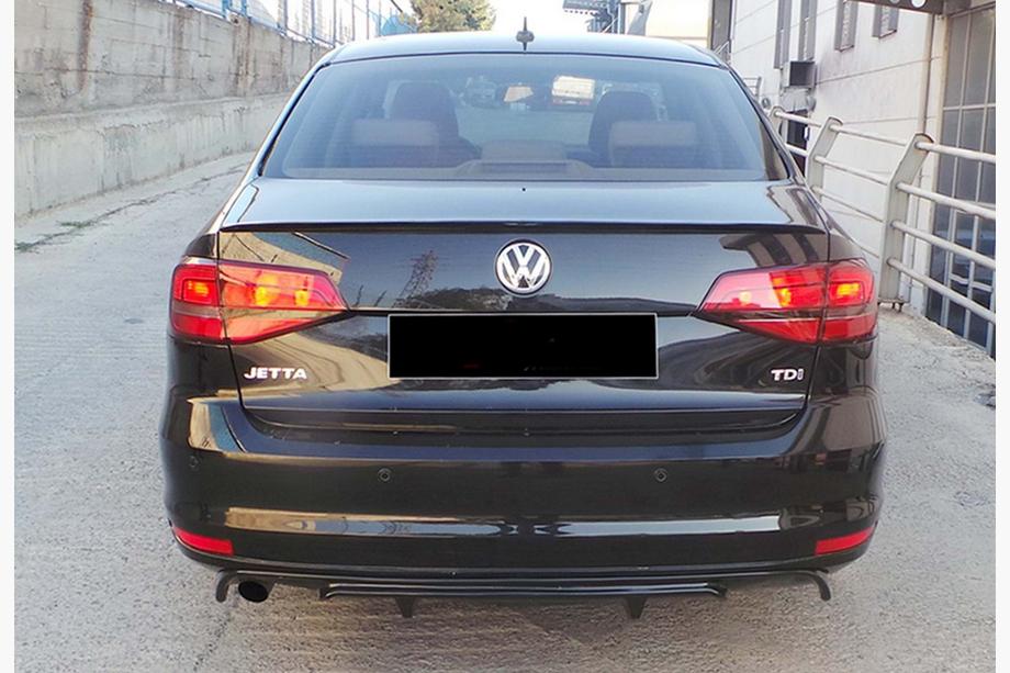Volkswagen Jetta 2011-2018 Rear Diffuser DPT (2014-2018, Gloss Black) Image