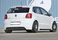 Volkswagen Polo 2010-2017 Rear Diffuser DPT (2010-2013, Gloss Black) photo 2