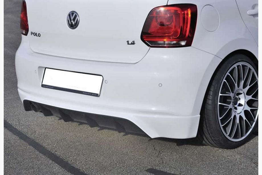 Volkswagen Polo 2010-2017 Rear Diffuser DPT (2010-2013, Gloss Black) Image