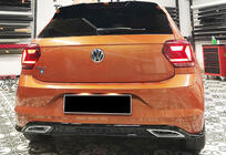 Volkswagen Polo 2017- Rear Diffuser DPT V-3 (Gloss Black) photo 4