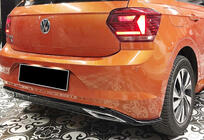 Volkswagen Polo 2017- Rear Diffuser DPT V-3 (Gloss Black) photo 3