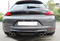 Volkswagen Scirocco 2008-2017 Rear Diffuser DPT V-1 (2008-2013, Gloss Black) photo 1
