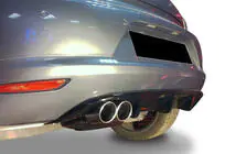 Volkswagen Scirocco 2008-2017 Rear Diffuser DPT V-3 (2008-2013, Gloss Black) photo 1