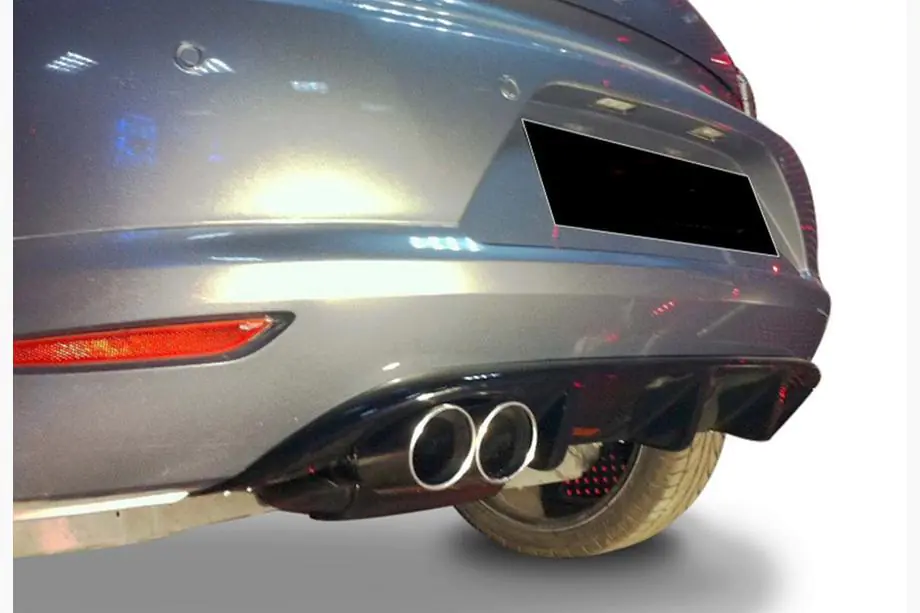 Volkswagen Scirocco 2008-2017 Rear Diffuser DPT V-3 (2008-2013, Gloss Black) Image