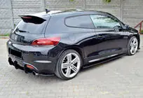 Volkswagen Scirocco 2008-2017 Rear Diffuser DPT V-4 (2008-2017, Gloss Black) photo 4