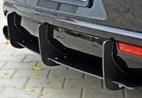 Volkswagen Scirocco 2008-2017 Rear Diffuser DPT V-4 (2008-2017, Gloss Black) photo 5