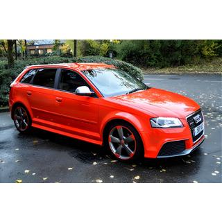 Side Skirts DPT (2005-2008, Gloss Black) Audi A3 2003-2012