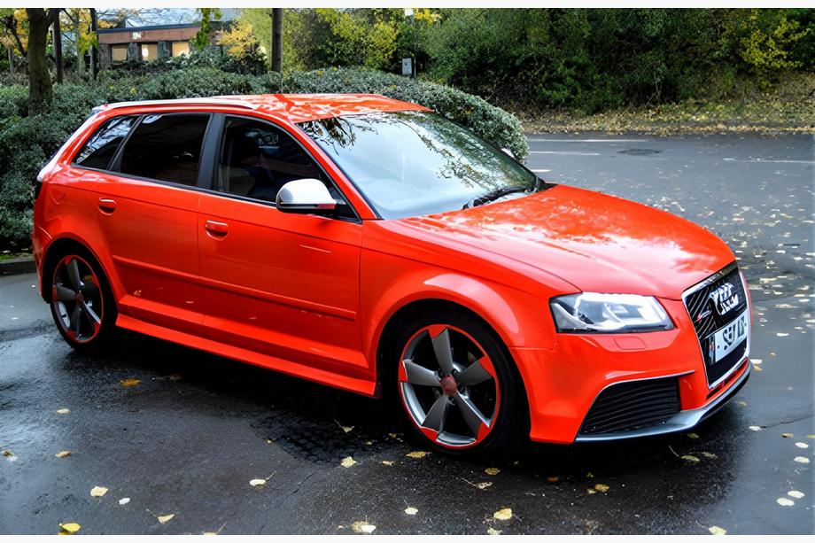 Audi A3 2003-2012 Side Skirts DPT (2005-2008, Gloss Black) Image