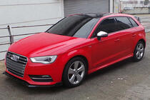 Audi A3 2012-2020 Side Skirts DPT (HB, Gloss Black) photo 3