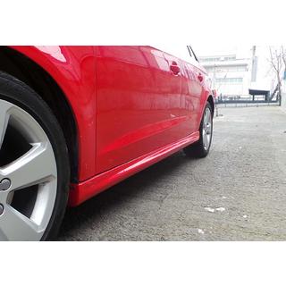 Side Skirts DPT (HB, Gloss Black) Audi A3 2012-2020 photo 1
