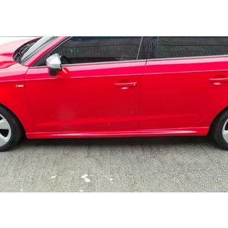 Side Skirts DPT (HB, Gloss Black) Audi A3 2012-2020 photo 2