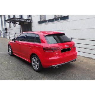 Side Skirts DPT (HB, Gloss Black) Audi A3 2012-2020 photo 4