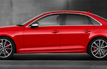 Audi A4 B8 2007-2015 Side Skirts DPT V-2 (Gloss Black) photo 1