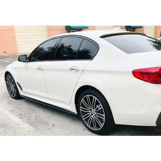 Side Skirt Extensions DPT V-1 (for M-Sport/M5 Side Skirts, Gloss Black) photo 2