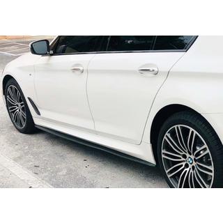 Side Skirt Extensions DPT V-1 (for M-Sport/M5 Side Skirts, Gloss Black) BMW 5 Series G30/G31 2017–2023 photo 1