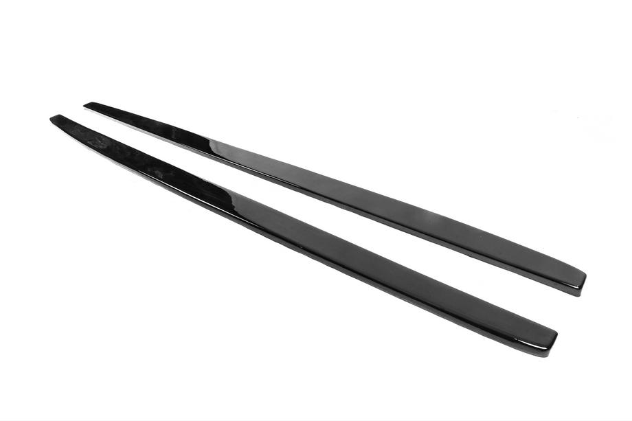 BMW 5 Series G30/G31 2017–2023 Side Skirt Extensions DPT V-1 (for M-Sport/M5 Side Skirts, Gloss Black) Photo 4
