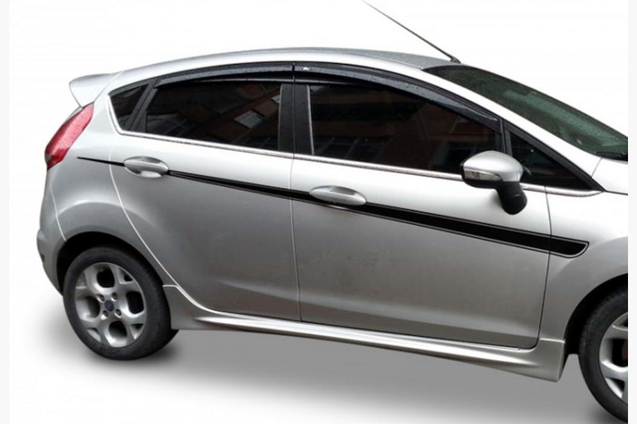 Ford Fiesta 2008-2017 Side Skirts DPT V-1 (HB, primed) Photo 1