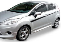 Ford Fiesta 2008-2017 Side Skirts DPT V-2 (HB, Gloss Black) photo 2