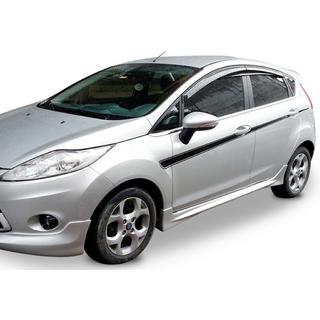 Side Skirts DPT V-2 (HB, Gloss Black) Ford Fiesta 2008-2017 photo 2
