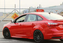 Ford Focus III 2011-2017 Side Skirts DPT (SD, 2015-2017, Gloss Black) photo 6