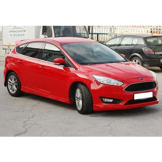 Side Skirts DPT (SD, 2015-2017, Gloss Black) Ford Focus III 2011-2017 photo 2
