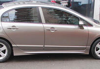 Honda Civic Sedan VIII 2006-2011 DPT Side Skirts (primed for painting) photo 1