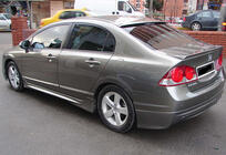 Honda Civic Sedan VIII 2006-2011 DPT Side Skirts (primed for painting) photo 6