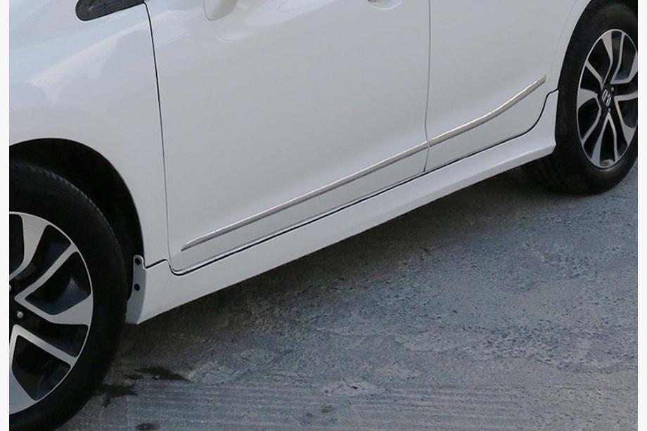 Honda Civic Sedan IX 2011-2016 DPT Side Skirts (primed for painting) Image