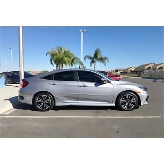 Side Skirts DPT V-1 (primed for painting) Honda Civic Sedan X 2016-2021 photo 2