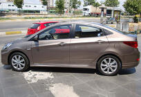 Hyundai Accent 2011-2017 DPT Side Skirts (primed for painting) photo 2