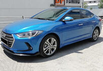 Hyundai Elantra (AD) 2015-2020 Side Skirts DPT (Gloss Black) photo 4