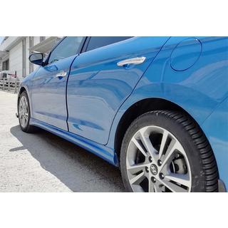Side Skirts DPT (Gloss Black) Hyundai Elantra (AD) 2015-2020 photo 3