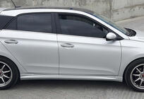 Hyundai I-20 2014-2020 Side Skirts DPT (2014-2018, Gloss Black) photo 1