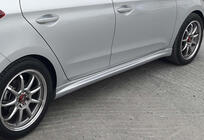Hyundai I-20 2014-2020 Side Skirts DPT (2014-2018, Gloss Black) photo 4