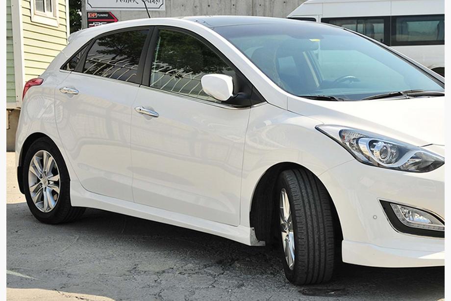 Hyundai I-30 2012-2017 Side Skirts DPT (Gloss Black) Photo 1