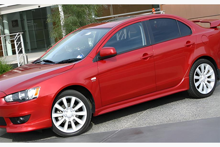 Mitsubishi Lancer X 2008- DPT Side Skirts (primed for painting) Image