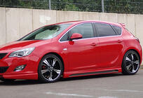 Opel Astra J 2009-2015 Side Skirts DPT V-2 (Gloss Black) photo 1