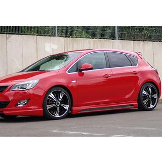 Side Skirts DPT V-2 (Gloss Black) Opel Astra J 2009-2015 photo 1