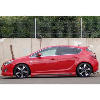 Side Skirts DPT V-2 (Gloss Black) Opel Astra J 2009-2015 photo 3