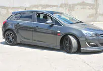 Opel Astra J 2009-2015 Side Skirts DPT V-3 (Primed for Painting) photo 2