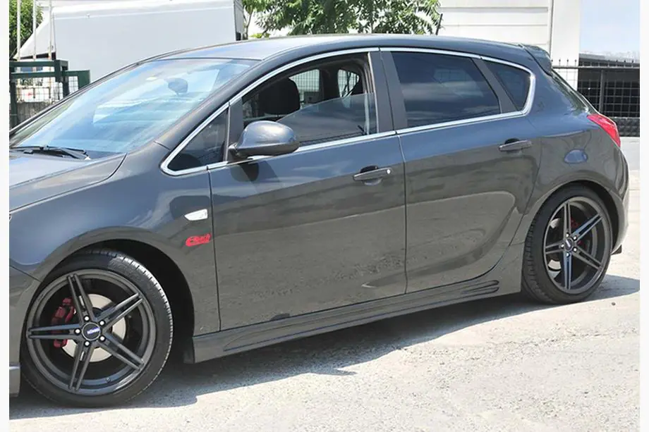 Opel Astra J 2009-2015 Side Skirts DPT V-3 (Primed for Painting) Image