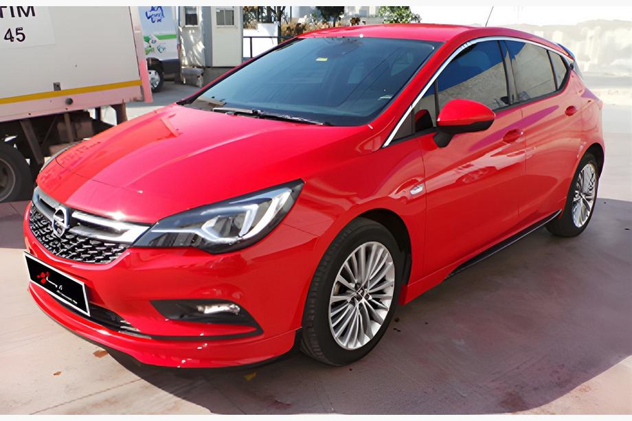 Opel Astra K 2016-2021 Side Skirts DPT V-1 (Gloss Black) Photo 1