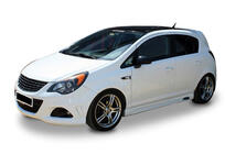 Opel Corsa D 2007-2014 Side Skirts DPT V-2 (Gloss Black) photo 2