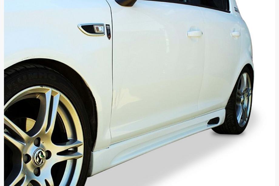 Opel Corsa D 2007-2014 Side Skirts DPT V-2 (Gloss Black) Image