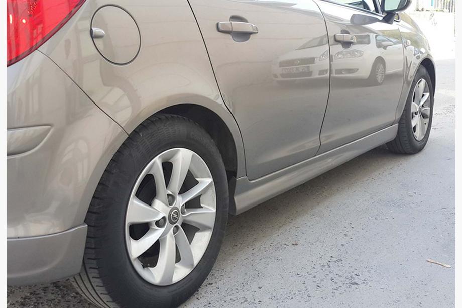 Opel Corsa D 2007-2014 Side Skirts DPT V-3 (Gloss Black) Image