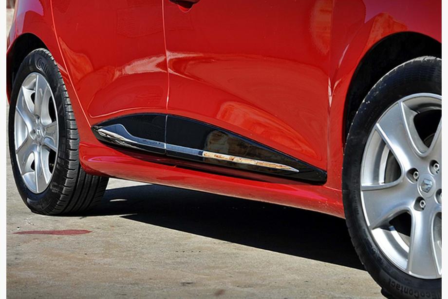 Renault Clio IV 2012-2019 Side Skirts DPT V-2 (For Painting) Image